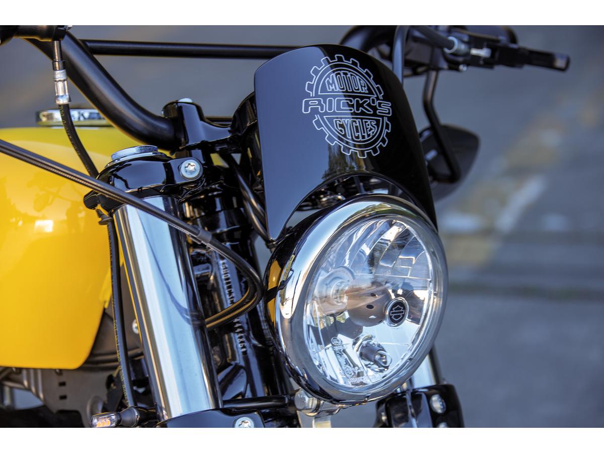 Ricks Motorcycles Windshield For Sportster 48 Models Raw Ricks Motorcycles