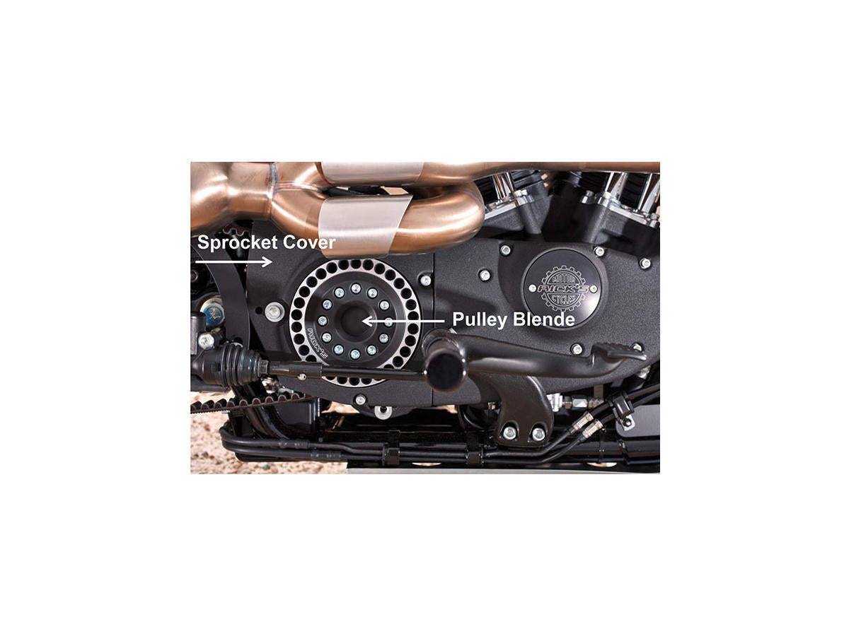 Ricks Motorcycles 30 Teeth Pulley Cover For Sportster Ricks Motorcycles Default Title