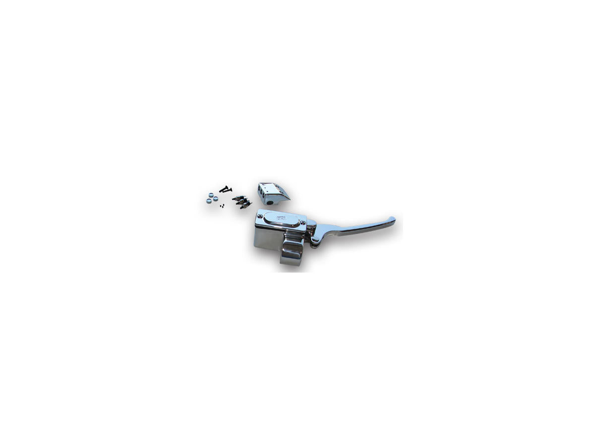Gma Custom Brake Master Cylinder Assembly With Switch Kit Chrome 5/8" 1" Single Disc Gma Default Title