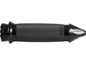 Avon Performance Grips Custom Contour Spike Grips Black Anodized 1" Throttle Cables Avon Grips Default Title
