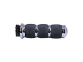 Avon Performance Grips Air Cushion Grips Black Rubber Chrome 1" Throttle Cables Avon Grips Default Title