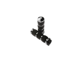 Avon Performance Grips Air Cushion Grips Black Rubber Chrome 1" Throttle Cables Avon Grips