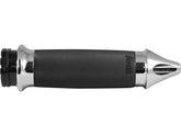 Avon Performance Grips Custom Contour Spike Grips Chrome 1" Throttle By Wire Avon Grips Default Title