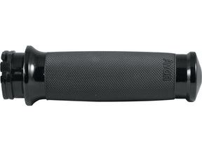 Avon Performance Grips Custom Contour Grips Black Rubber Black Anodized 1" Throttle By Wire Avon Performance Grips Default Title