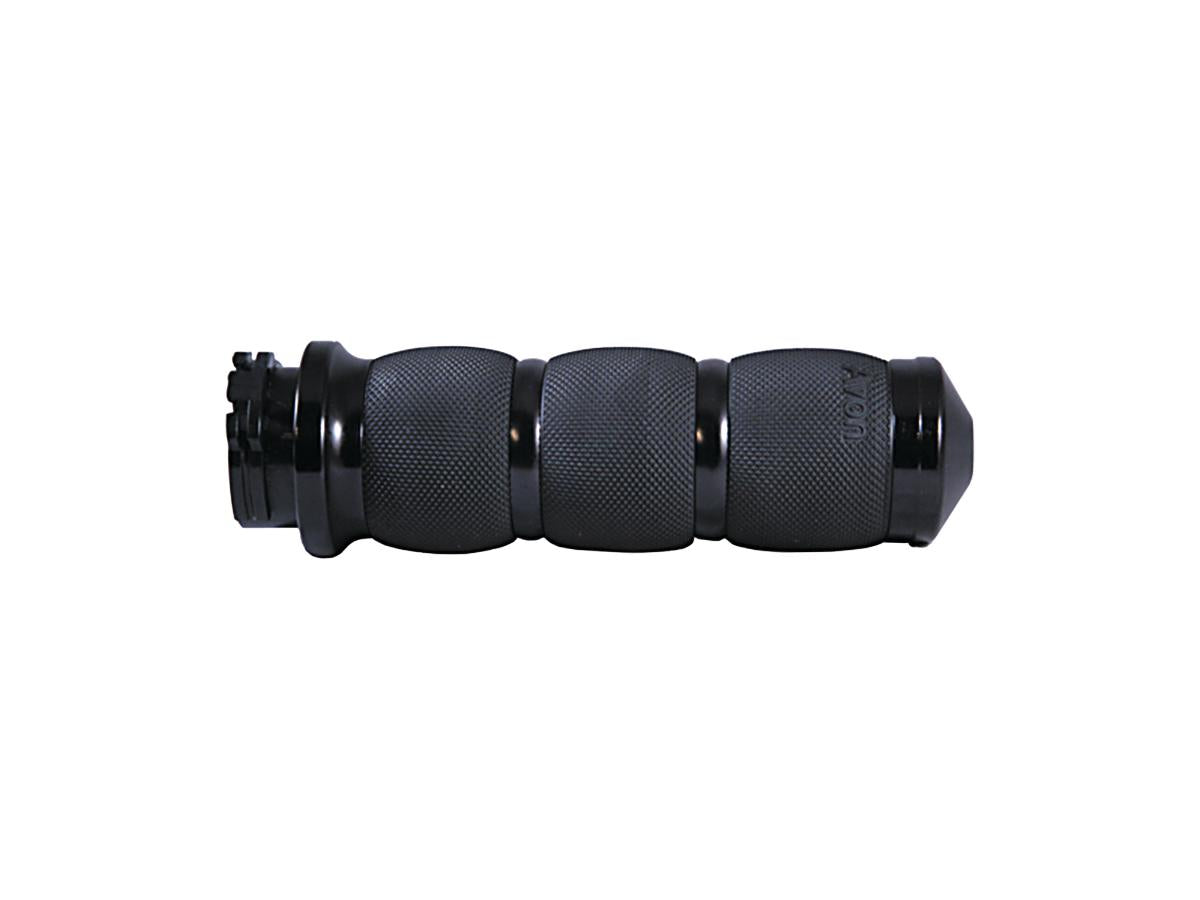 Avon Performance Grips Air Cushion Grips Black Rubber Black Anodized 1" Throttle Cables Avon Performance Grips Default Title