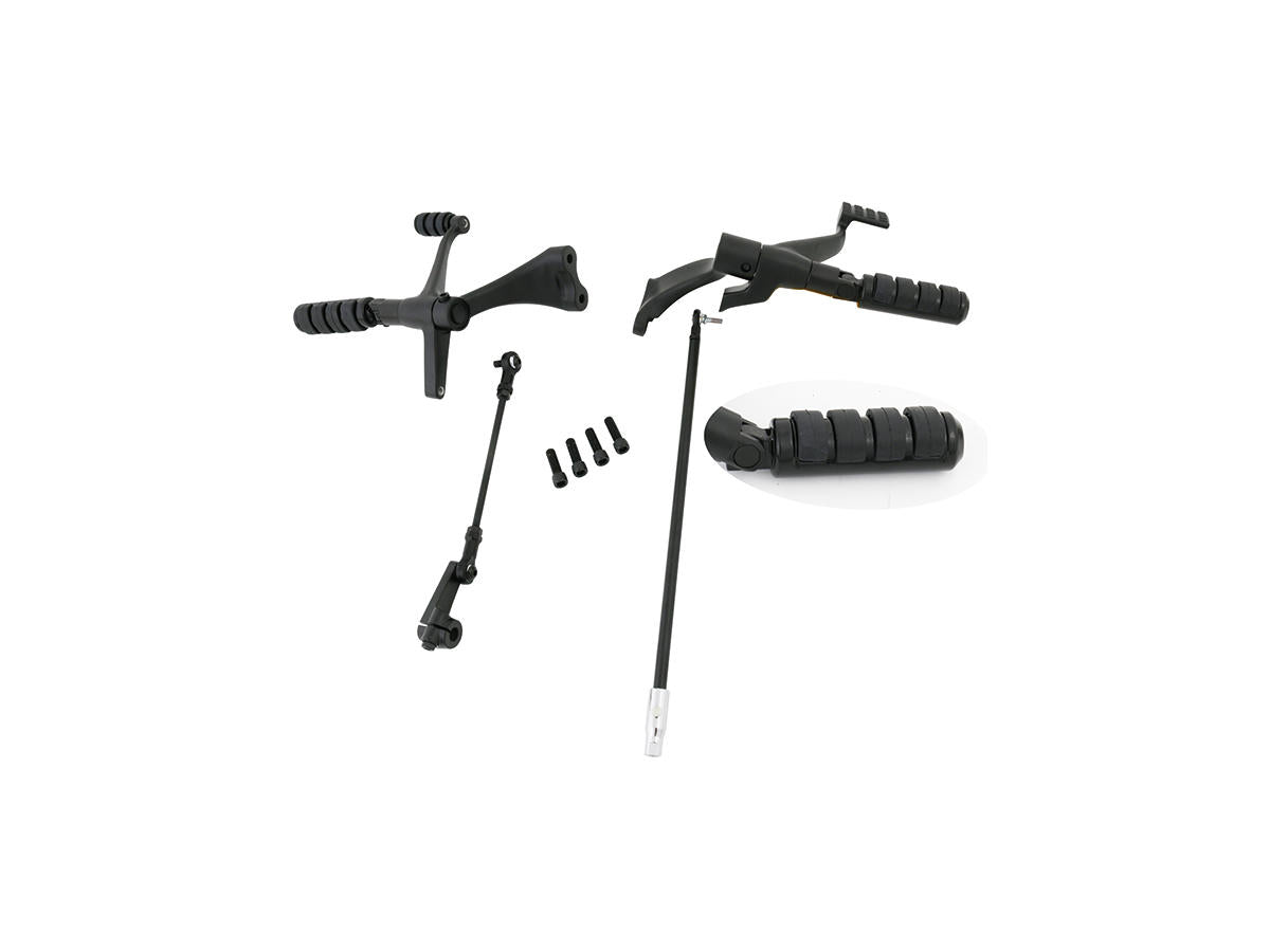 Cce Forward Control Kit For Sportster Extra 2" Forward Black Cce Default Title