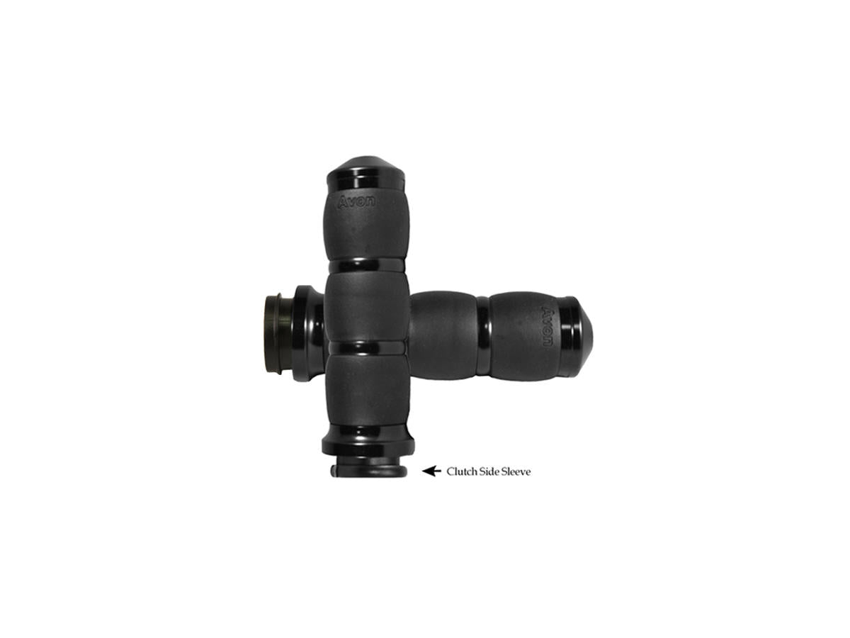 Avon Performance Grips Air Cushion Velvet Air Grips Black Anodized 1" Throttle By Wire Avon Grips Default Title