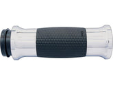 Avon Performance Grips Air Gel Grips Black Rubber Chrome 1" Throttle By Wire Avon Grips Default Title