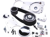 Bdl 3" Open Belt Drive Kit With 1 1/2" Offset 47 Tooth Front/72 Tooth Rear, 3" Belt Aluminium Polished Bdl Default Title