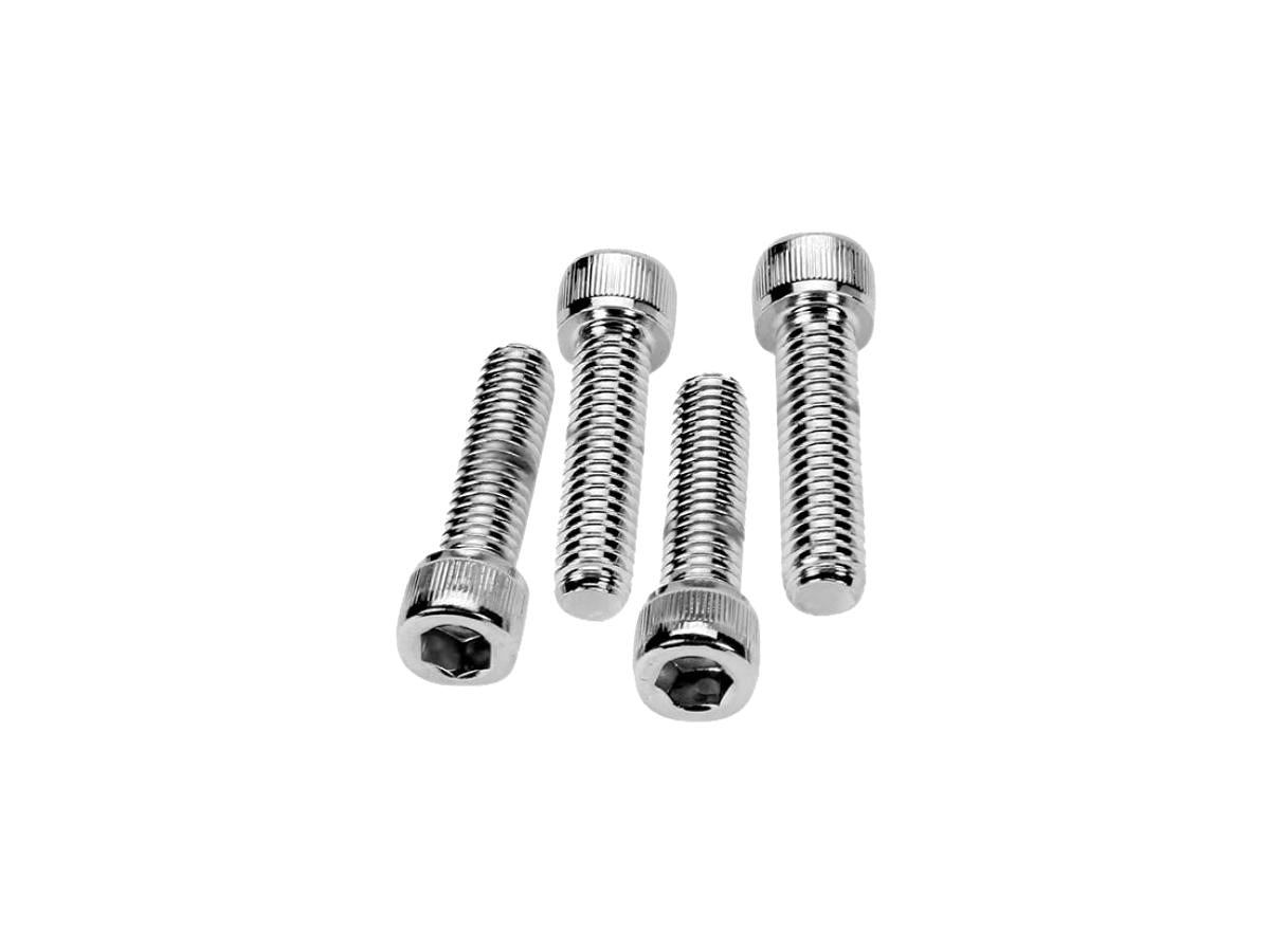 Cce Handlebar Top Clamp Bolt Kit Knurled Chrome Socket Head 5/16" 18 Unc 7/8" Cce Default Title