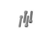 Cce Handlebar Top Clamp Bolt Kit Smooth, For Top Clamp With Tachometer Mount Chrome Socket Head 5/16" 18 Unc 1 1/4" Cce Default Title