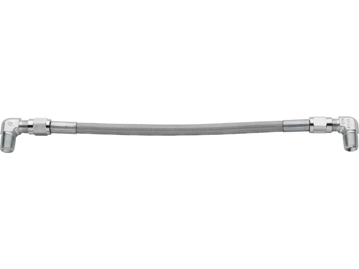 Goodridge Univ. Fuel X Over 9" Pre Made Fuel Line Crossovers Stainless Steel Clear Coated 228,6 Mm Goodridge Default Title
