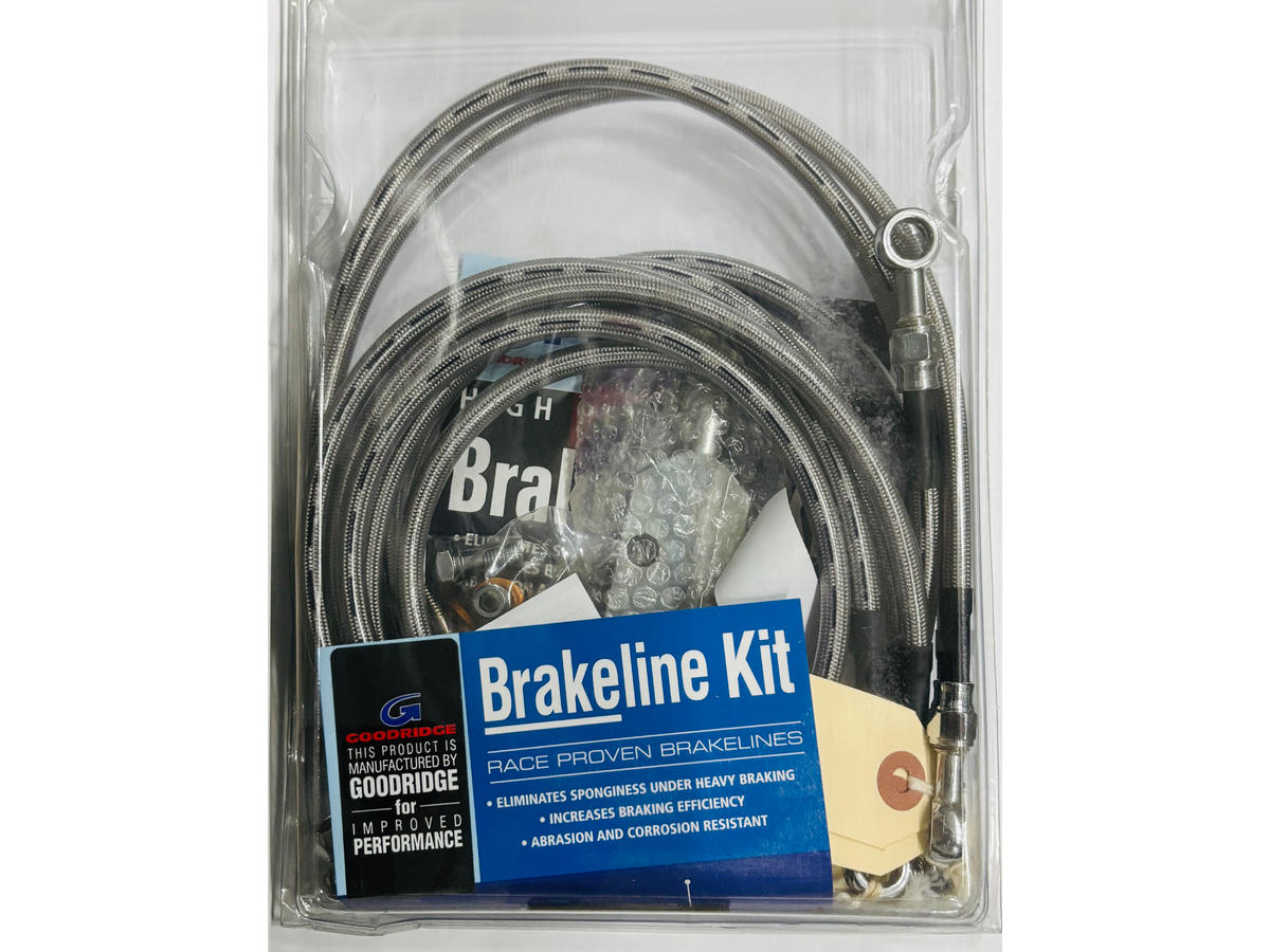 Goodridge Front Brake Line Kit Dot +10" Goodridge Default Title