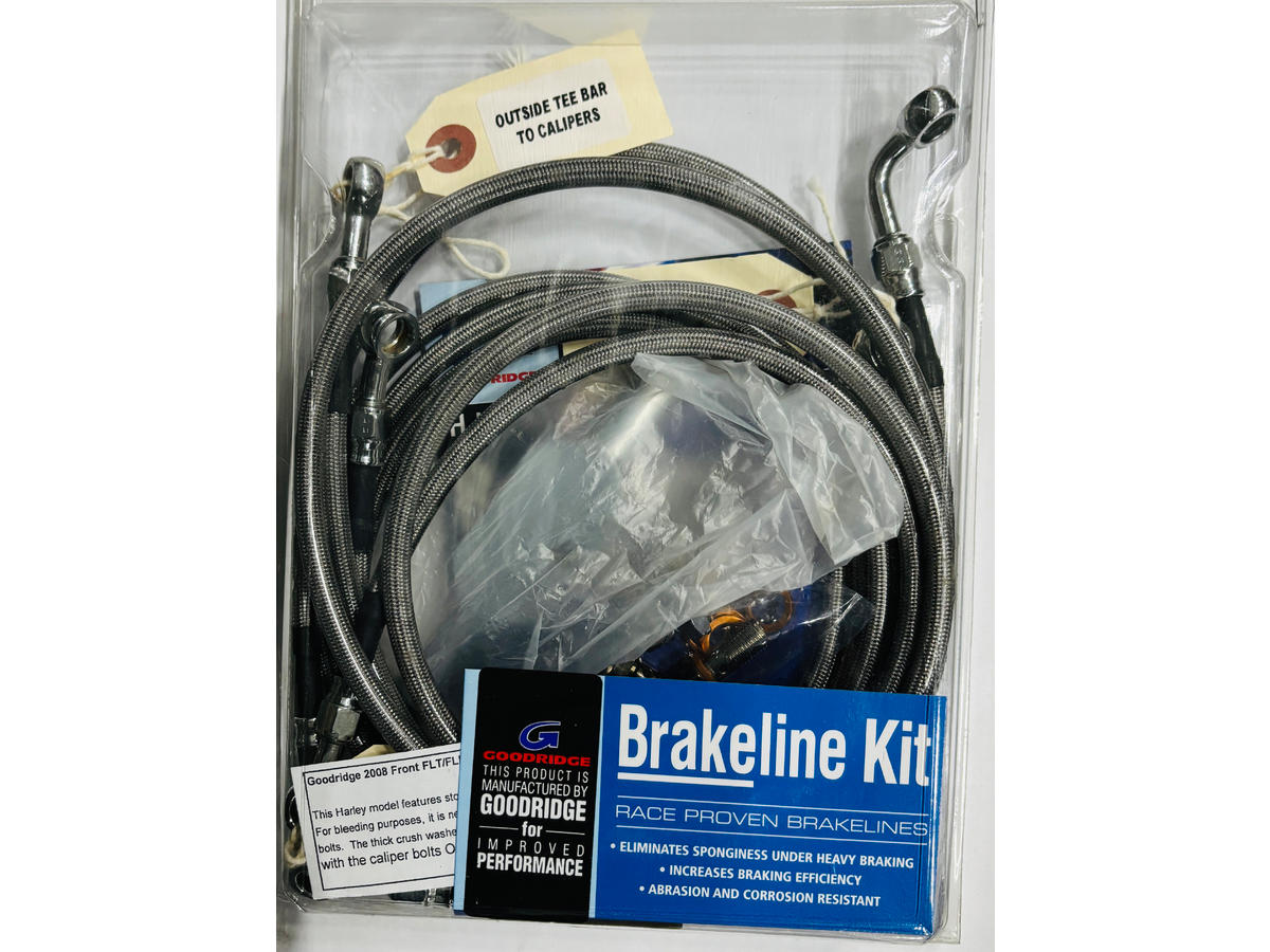 Goodridge Front Brake Line Kit Dot +6" Goodridge Default Title