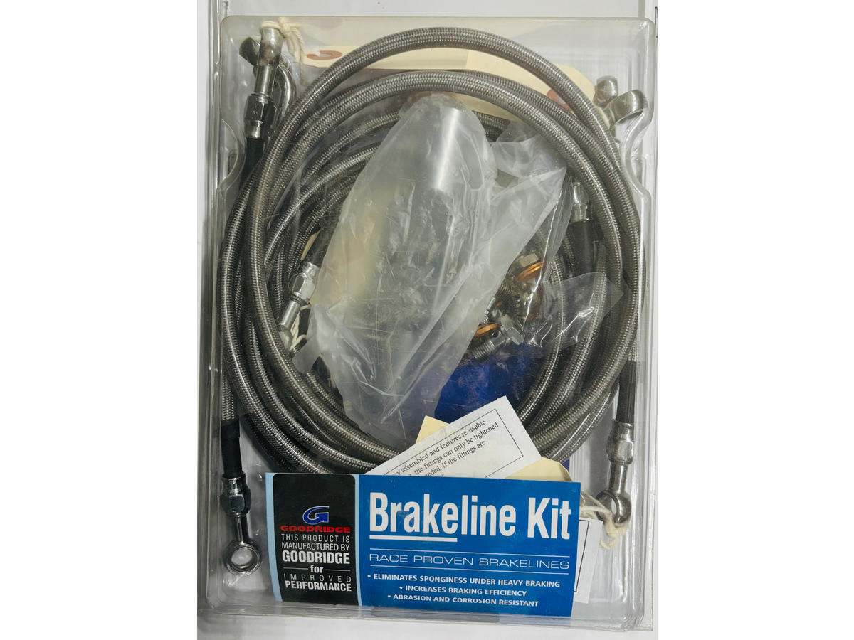 Goodridge Front Brake Line Kit Dot +8" Goodridge Default Title