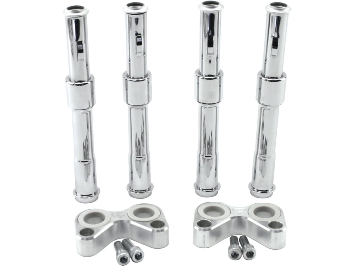 Thunder Heart Performance Pushrod Cover Kit Chrome Thunder Heart Performance Default Title
