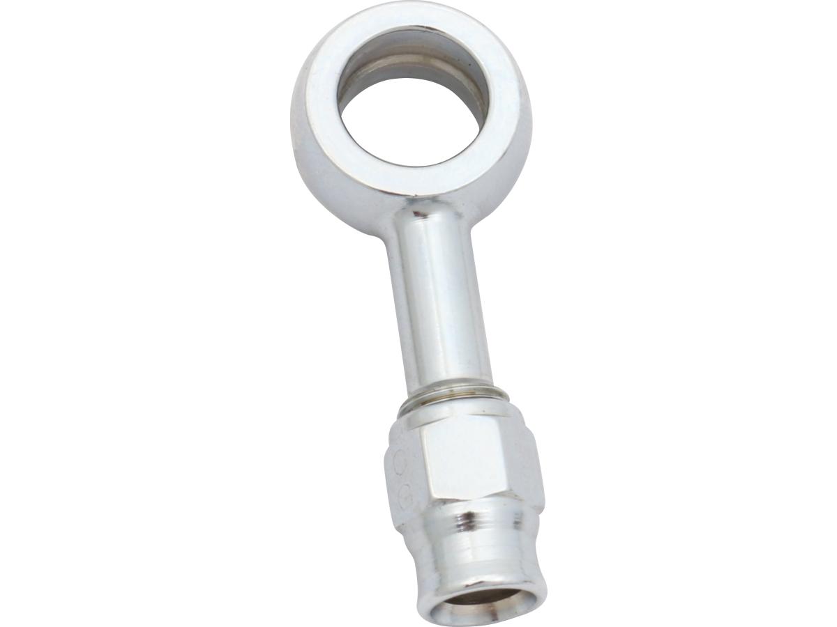 Goodridge 600 Series (Deluxe Professional Builder Brake Lines) Reusable Banjo Fittings Straight Banjo Extended Neck, To Suit 03 Hose, Hole Size: 12mm Chrome Goodridge Default Title