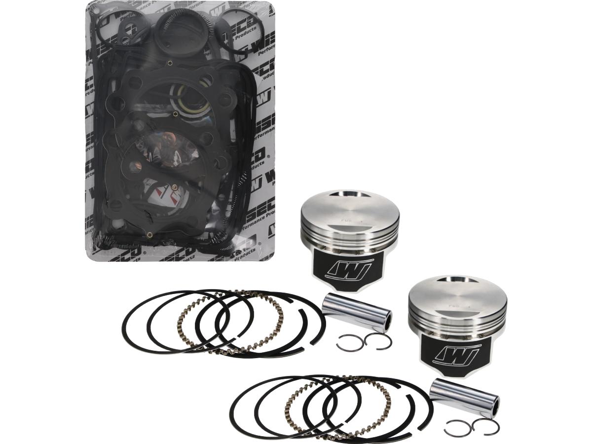 Wiseco Forged Piston Kit With Top End Gasket Kit Stroke 3,813" Bore 3,508" (89,1032 Mm ), Positive Dome +3,6cc 10.5:1 +.010 Mm 1200 Ccm (74 Cui) Wiseco Default Title