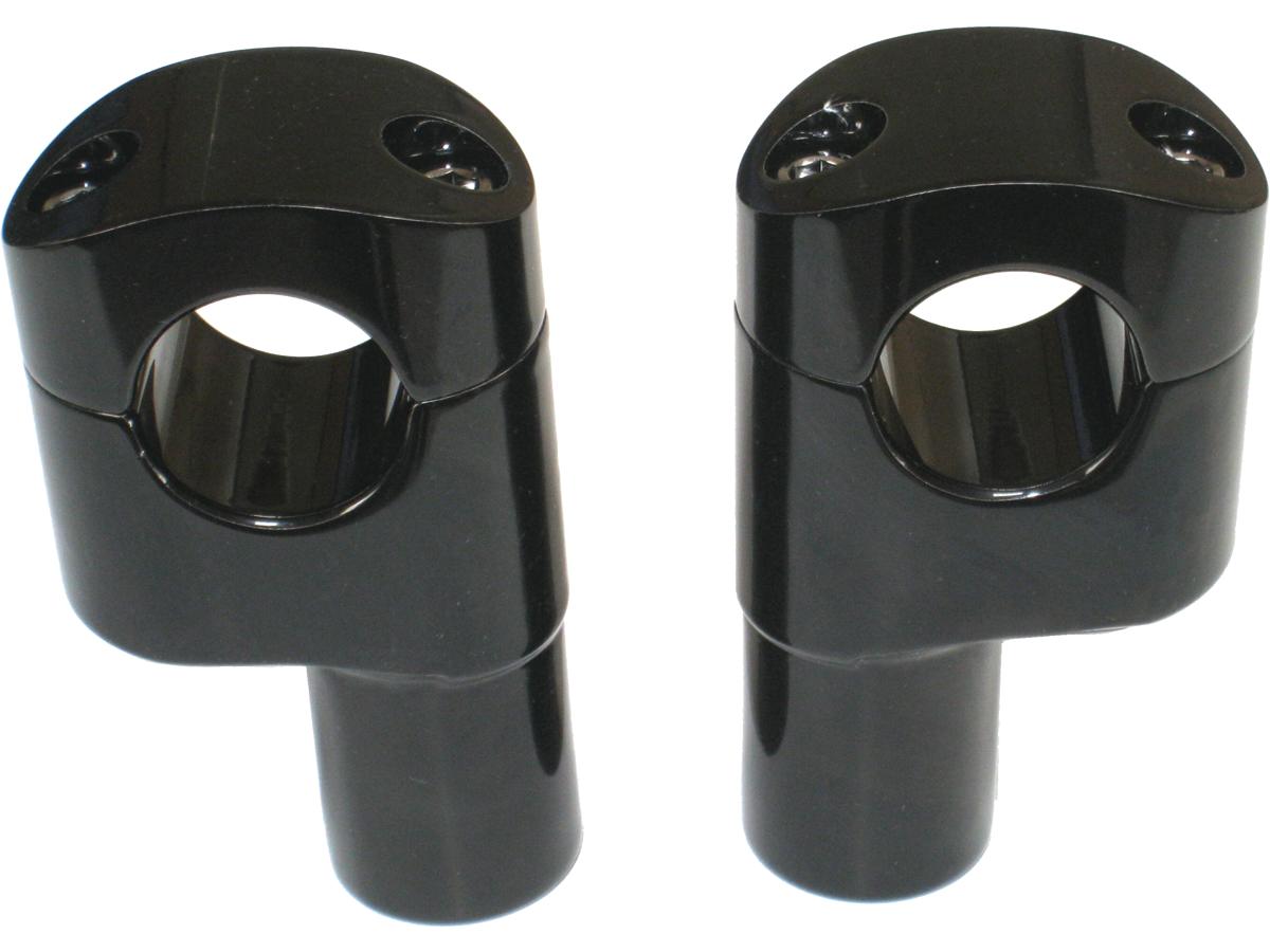 Cce Custom Offset Risers For 1" Handlebar, 3.25" Rise Black Powder Coated Cce Default Title