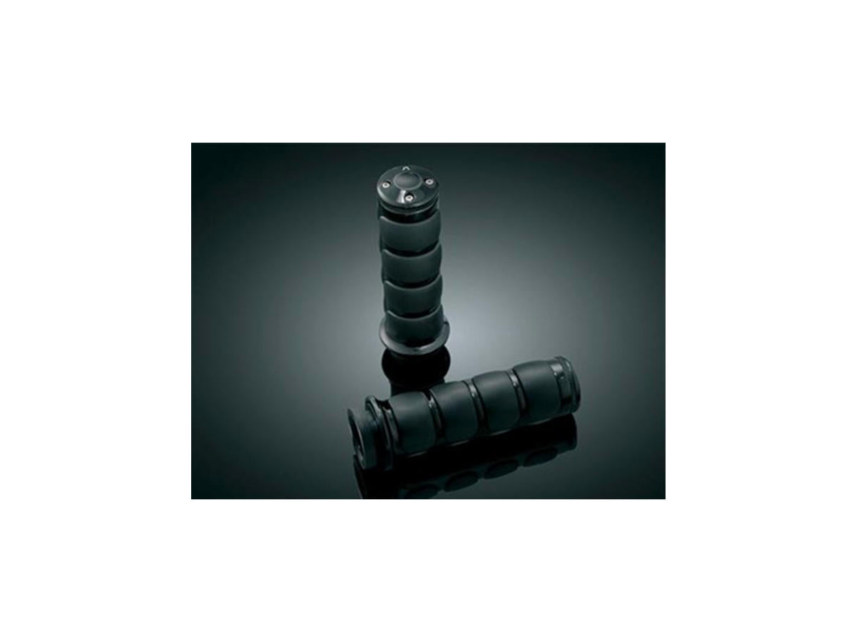 Kuryakyn Iso Grips Gloss Black 1" Throttle Cables Kuryakyn Default Title