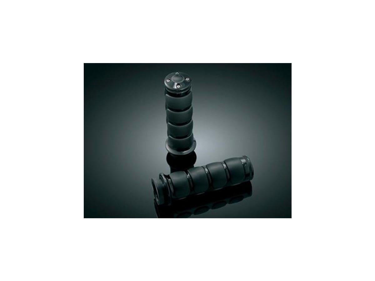 Kuryakyn Iso Grips Gloss Black 1" Throttle By Wire Kuryakyn Default Title