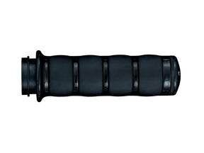 Kuryakyn Iso Grips Gloss Black 1" Throttle By Wire Kuryakyn