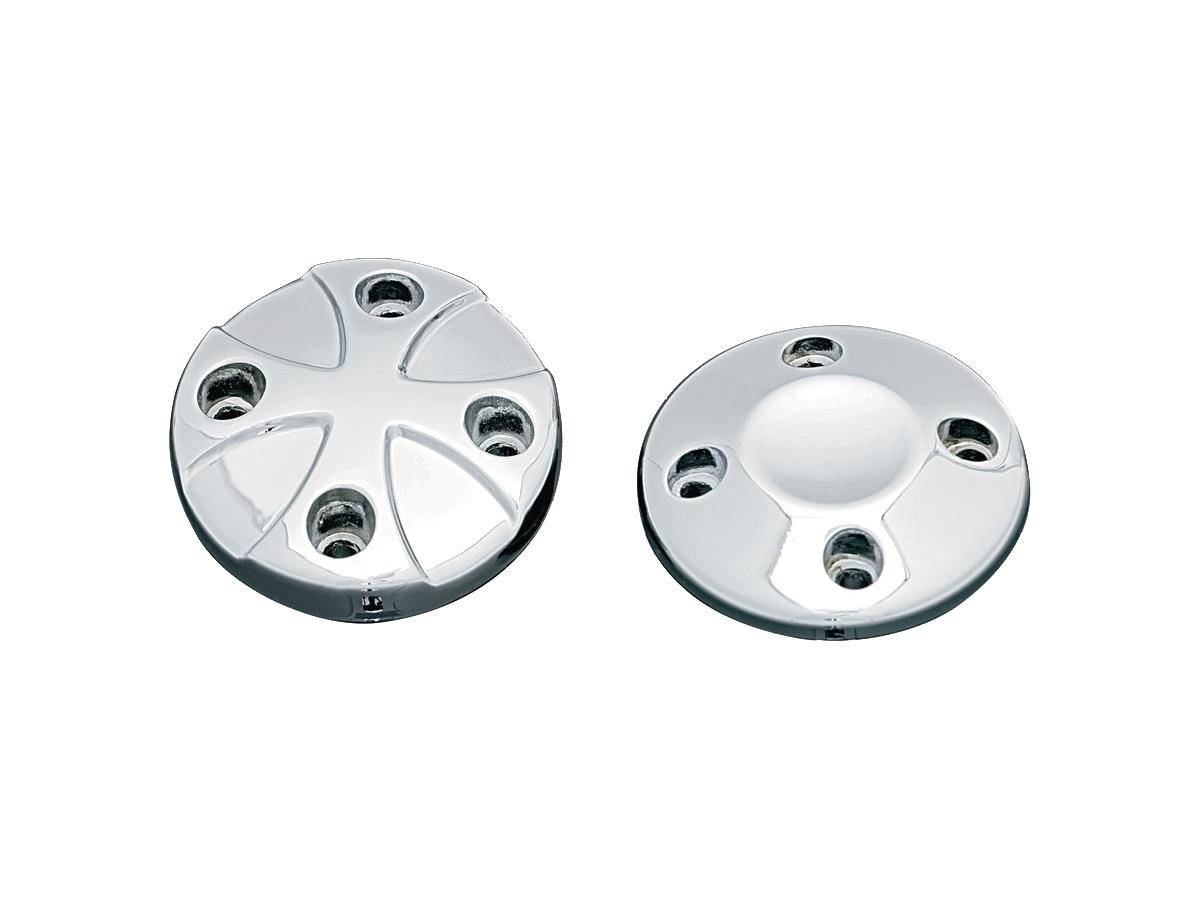 Kuryakyn Iso Grip End Caps Chrome Kuryakyn Default Title
