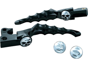 Kuryakyn Zombie Hand Control Levers Black Satin Cable Clutch Kuryakyn Default Title