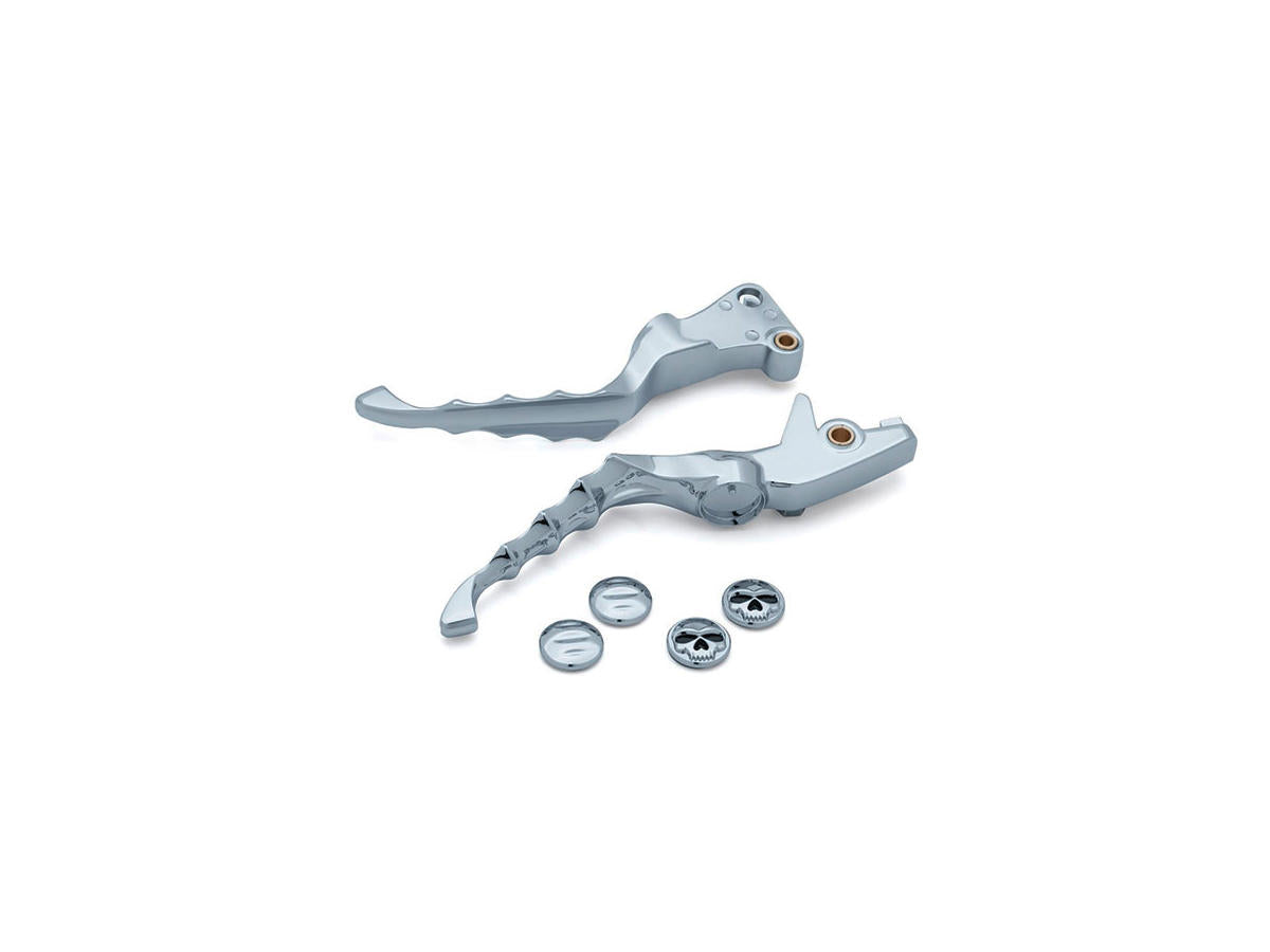 Kuryakyn Zombie Hand Control Levers Chrome Cable Clutch Kuryakyn Default Title