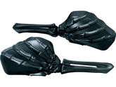 Kuryakyn Skeleton Hand Mirror Black Stem, Black Head Black Kuryakyn Default Title