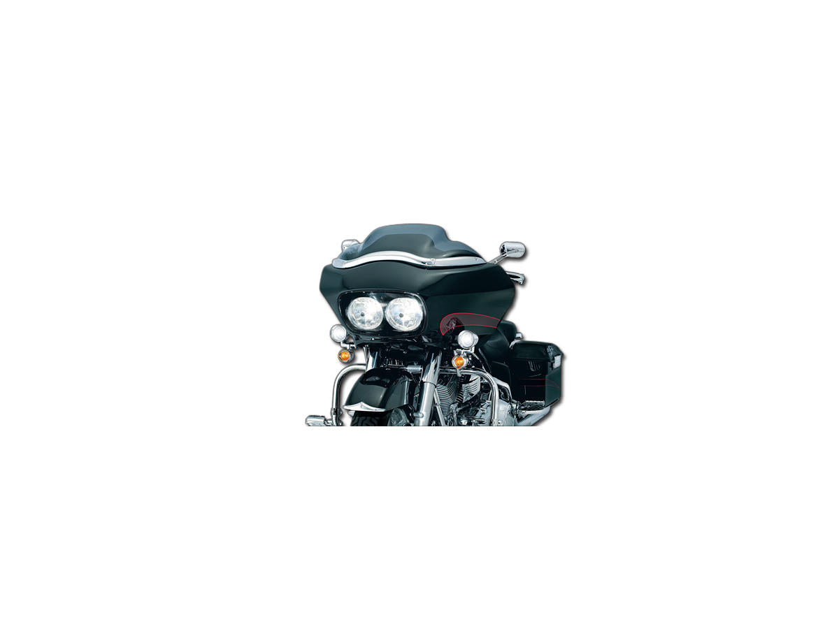 Kuryakyn Skeleton Hand Mirror Black Stem, Black Head Black Kuryakyn