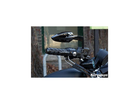 Kuryakyn Scythe Mirror Long Stem Gloss Black Kuryakyn