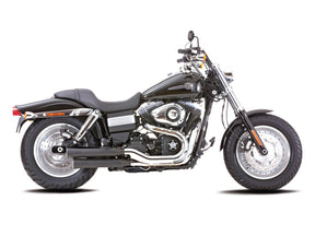 Falcon Double Groove Slip On Mufflers Black Satin Falcon Default Title