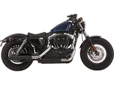 Falcon Double Groove Slip On Mufflers Black Satin Falcon Default Title