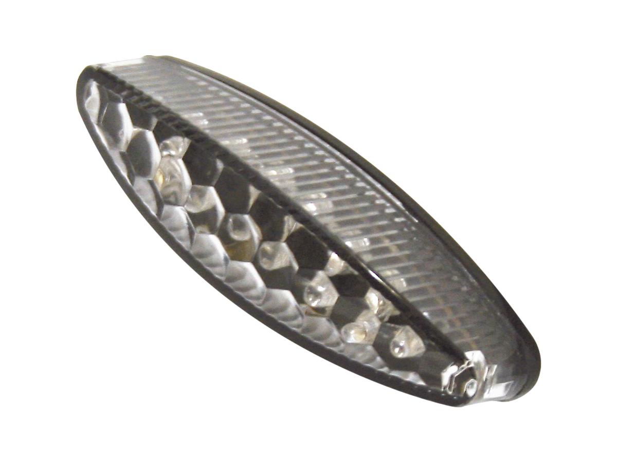 Highsider Little Number 1 Mini Led Taillight Height(mm): 23 , Width(mm): 81 , Depth(mm): 29, With License Plate Light, Elliptical Shape Led Highsider Default Title