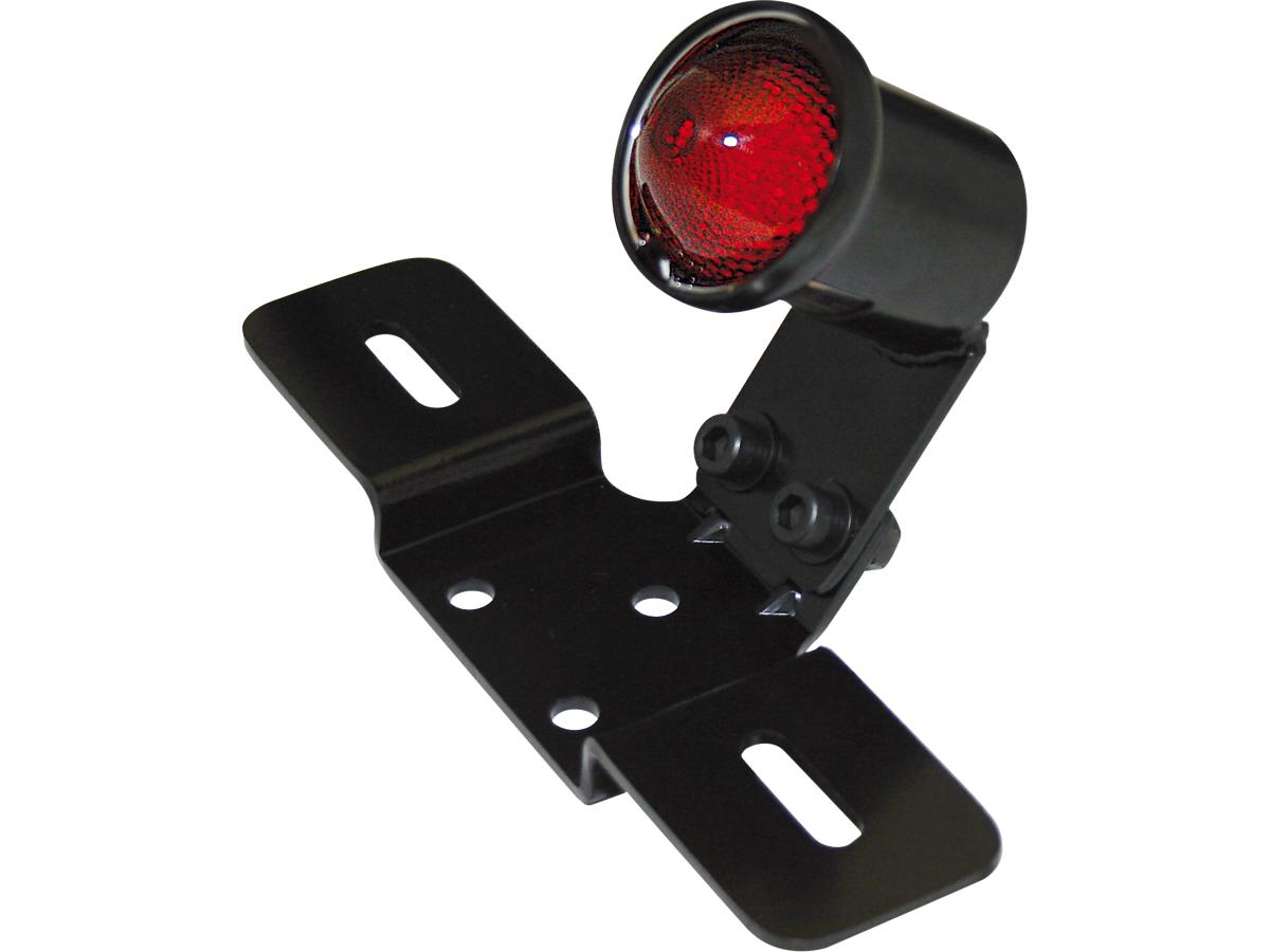 Shin Yo Old School Type 3 Led Taillight With License Plate Bracket Black Led Shin Yo Default Title