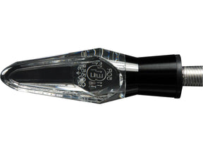 Motogadget Mo.Blaze Ice Led Turn Signal Black Anodized Clear Led Motogadget