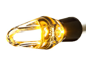 Motogadget Mo.Blaze Ice Led Turn Signal Black Anodized Clear Led Motogadget