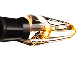 Motogadget Mo.Blaze Ice Led Turn Signal Black Anodized Clear Led Motogadget