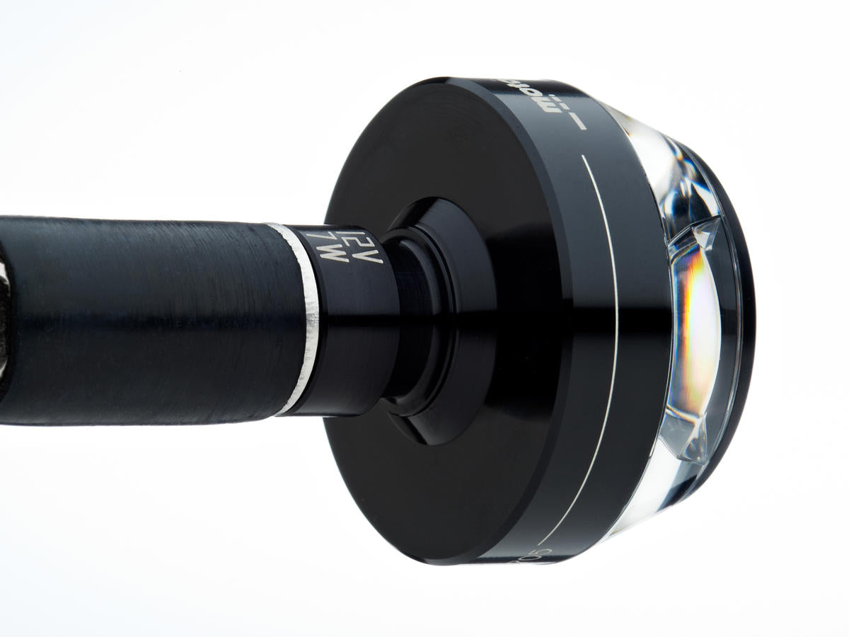 Motogadget Mo.Blaze Disc Led Bar End Turn Signal Left Side Black Anodized Clear Led Motogadget