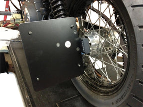 Cult Werk Sidemount License Plate Bracket Kit Germany 180 X 200 Mm Black Powder Coated Cult Werk