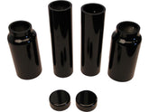 Cult Werk 6 Piece Fork Covers With Lower Fork Aluminum Covers Plain Gloss Black Powder Coated Cult Werk Default Title