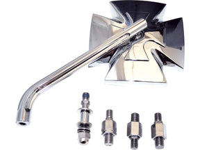 Highsider Iron Cross Mirror Chrome Highsider
