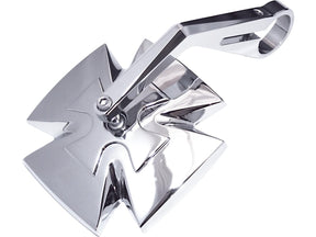 Highsider Iron Cross Bar End Mirror 115 Mm Stem Chrome Highsider