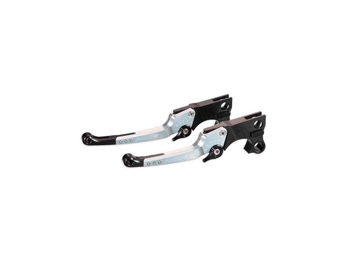Ricks Motorcycles Good Guys Adjustable Brake And Clutch Lever Kit Black Silver Anodized Cable Clutch Ricks Motorcycles