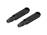 Ricks Motorcycles Grooved Passenger Pegs Black, Anodized Ricks Motorcycles Default Title