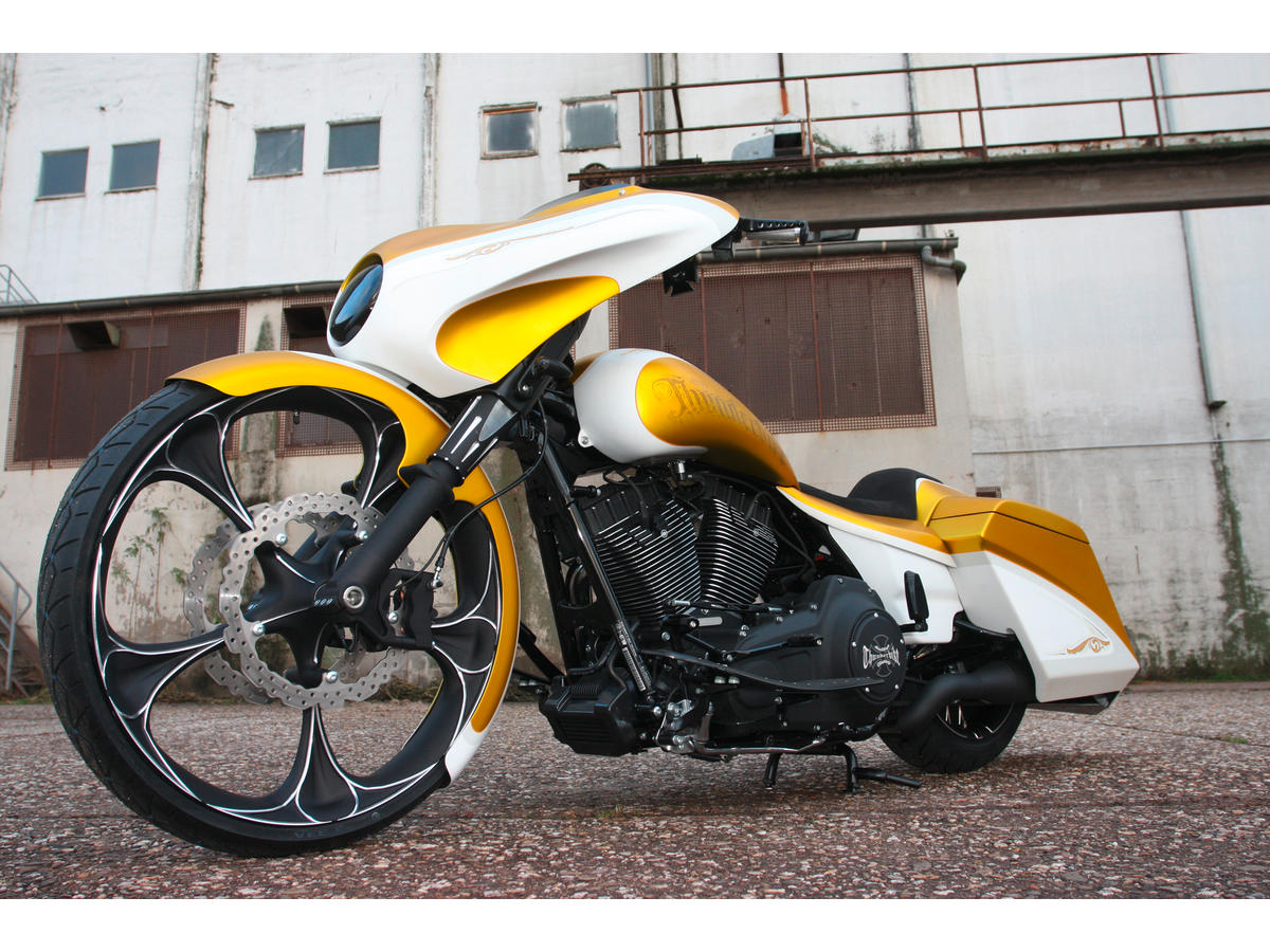 Thunderbike 26" Daytona Steel Front Fender For Touring For 26" Wheel Raw Thunderbike