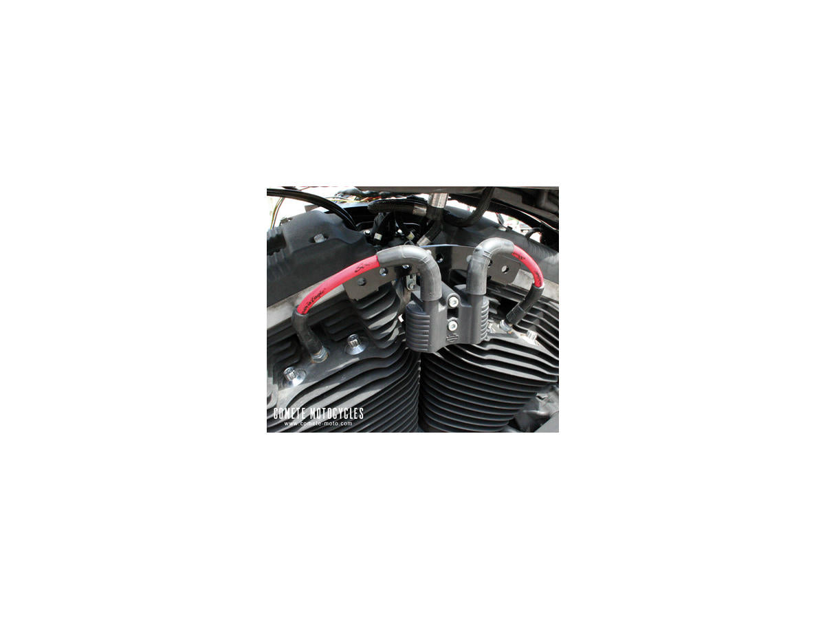 Odc Speedometer Cylinder Bracket With Coil Relocation Black Odc