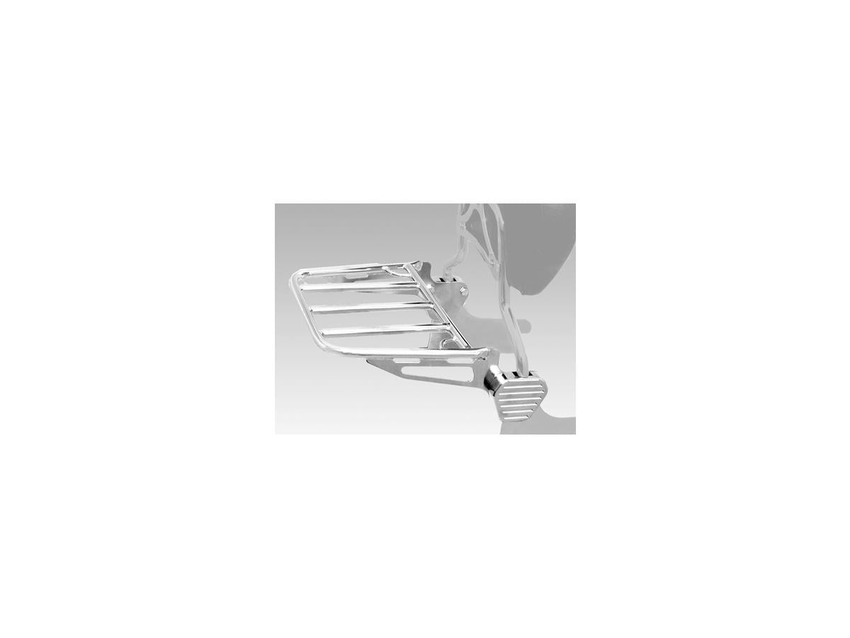 Motherwell Detachable Backrest Luggage Rack For Softail Chrome Motherwell
