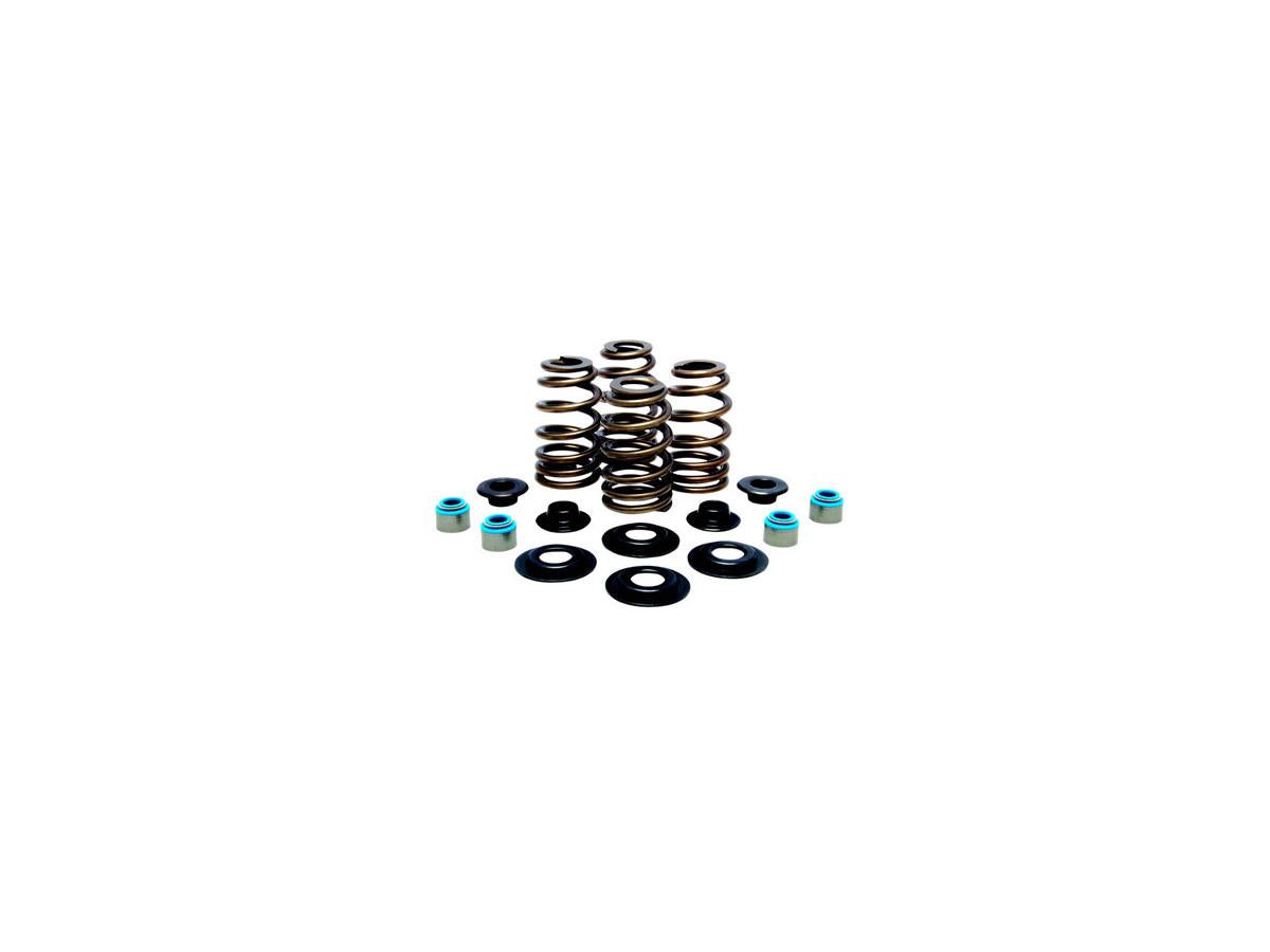Kibblewhite High Performance Beehive Valve Spring Kit Retainer Material: H.T. Steel; Valve Lift: 0.610"; Installed Height: 1.860"; Seat Pressure: 175#; Open Pressure: 400#; @ Lift: 0.610"